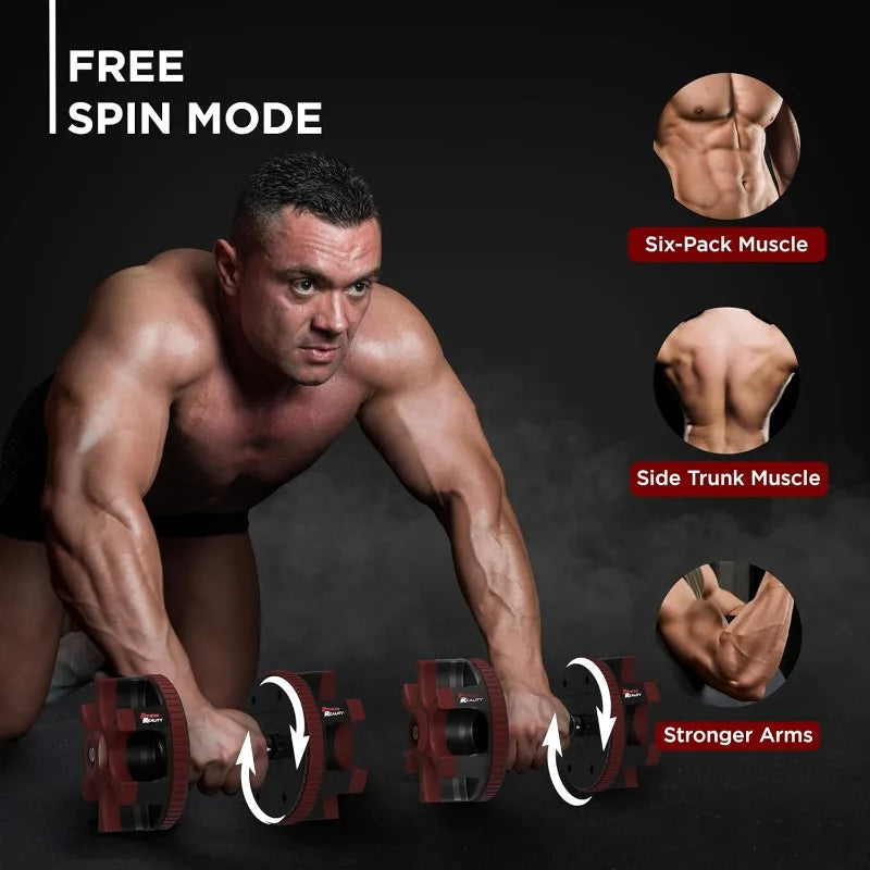 Adjustable Dumbbells 10-45 Pounds, 3 lbs increments