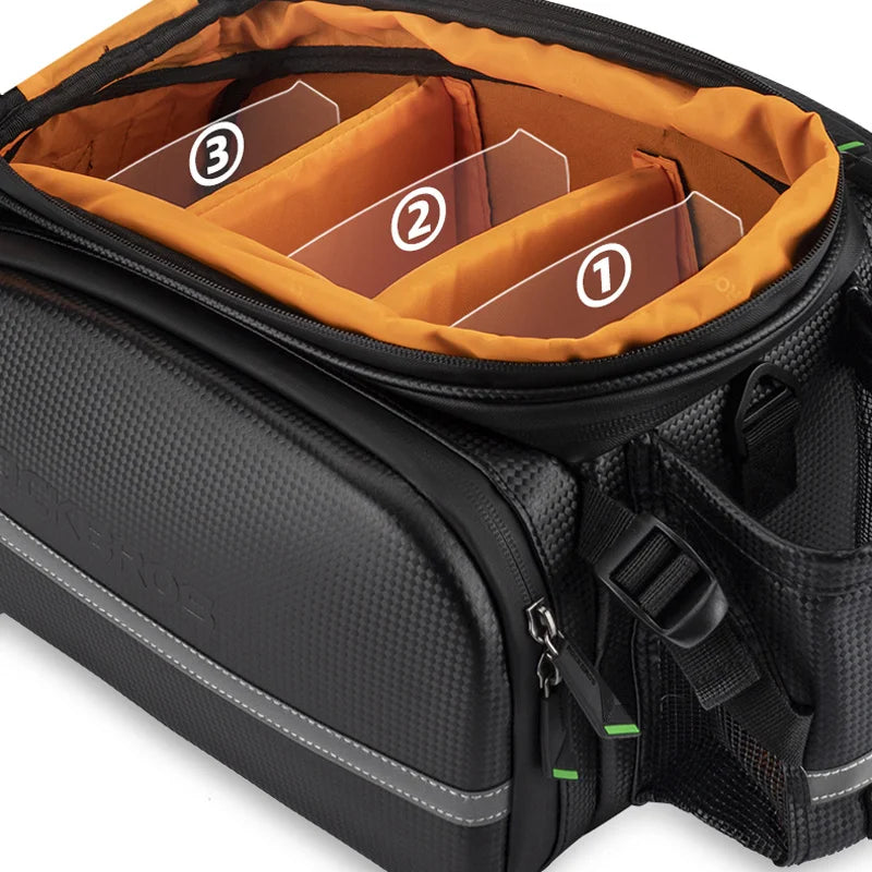 Bicycle Seat Bags Cycling Rear Backpack Trunk Package