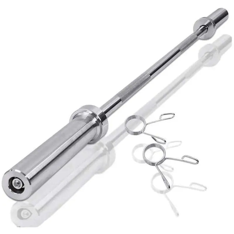 Barbell Bar for 2 Olympic Plates, Home Gym Weightlifting