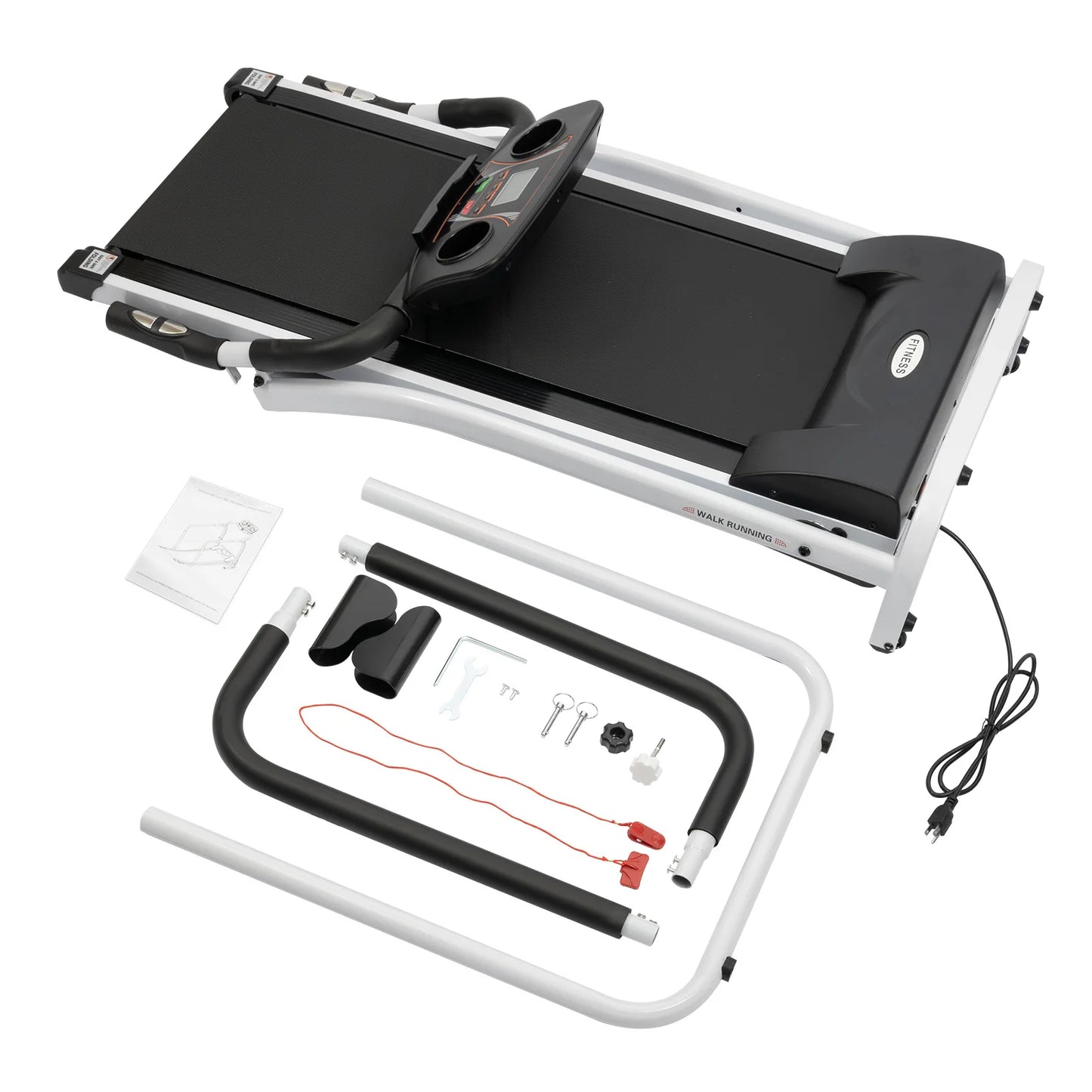 Treadmill Walking Running Machine Fitness Low Speed for Elderly Home Electric Rehabilitation
