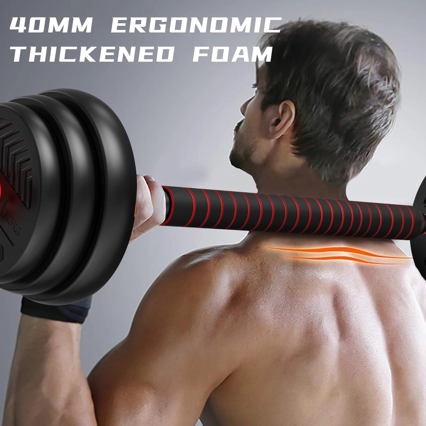 4-in-1 Adjustable Weight Dumbbell Set