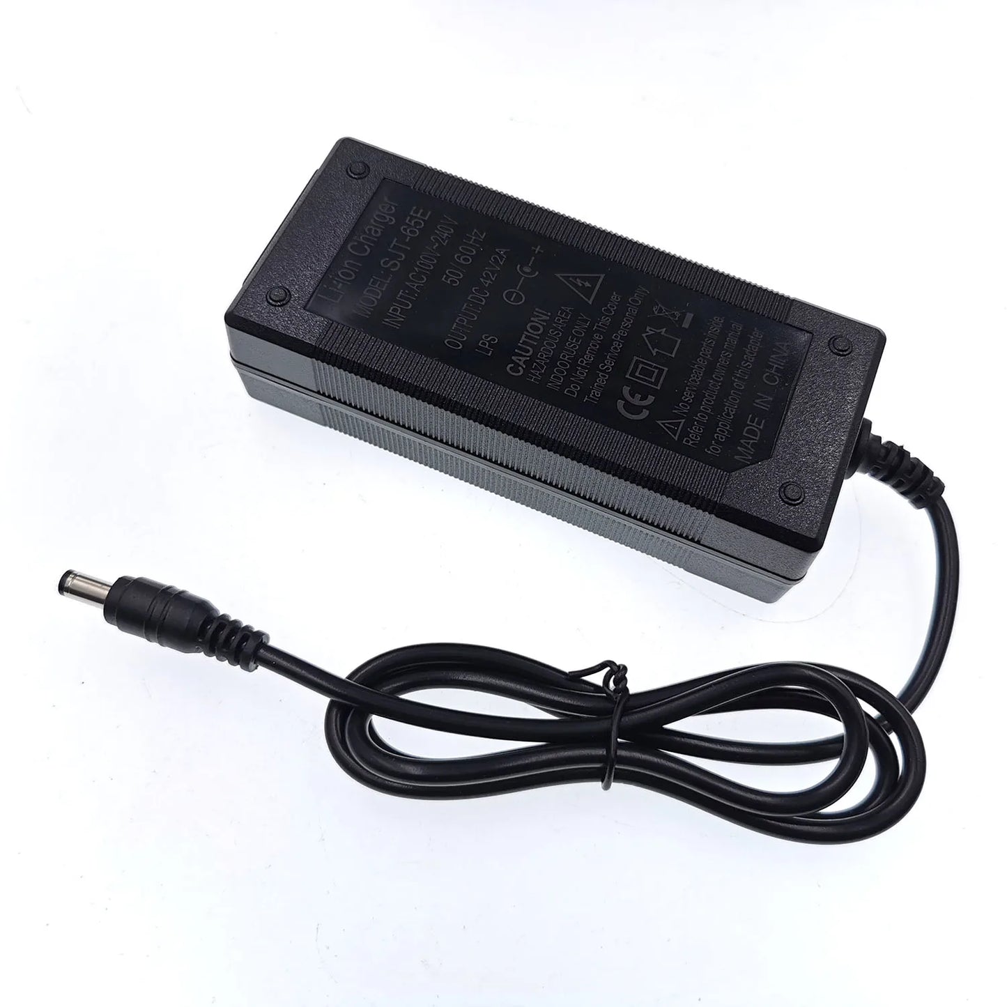 36V 2A battery charger Output 42V 2A  Input 100-240 VAC Lithium Li-ion