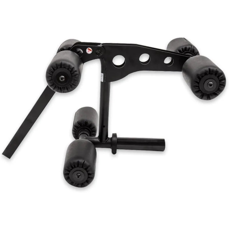 Leg Curl Extension Bench Attachment- Heavy Duty Leg Extension with Built-in Weight Horn