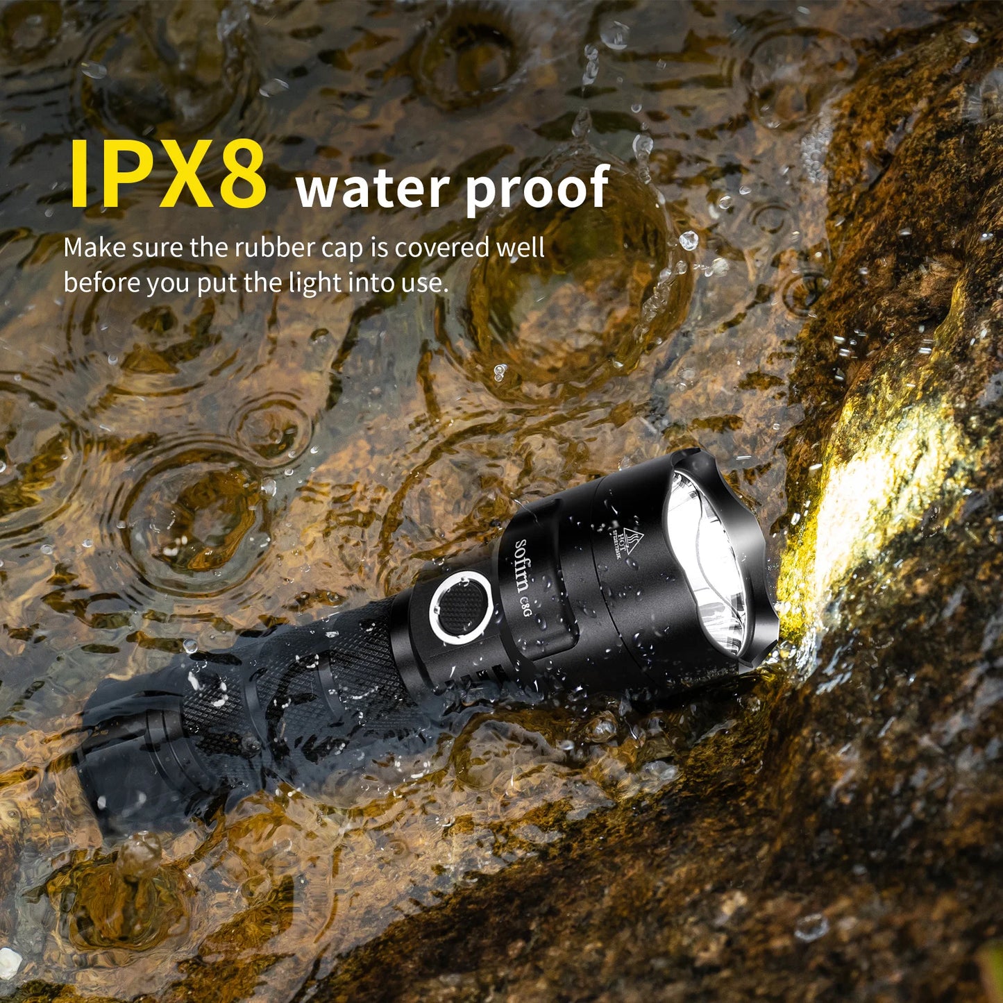 Powerful LED Flashlight 21700 SST40 18650 With Power Indicator Lantern Torch 2 Groups Ramping SOS Beacon Outdoor