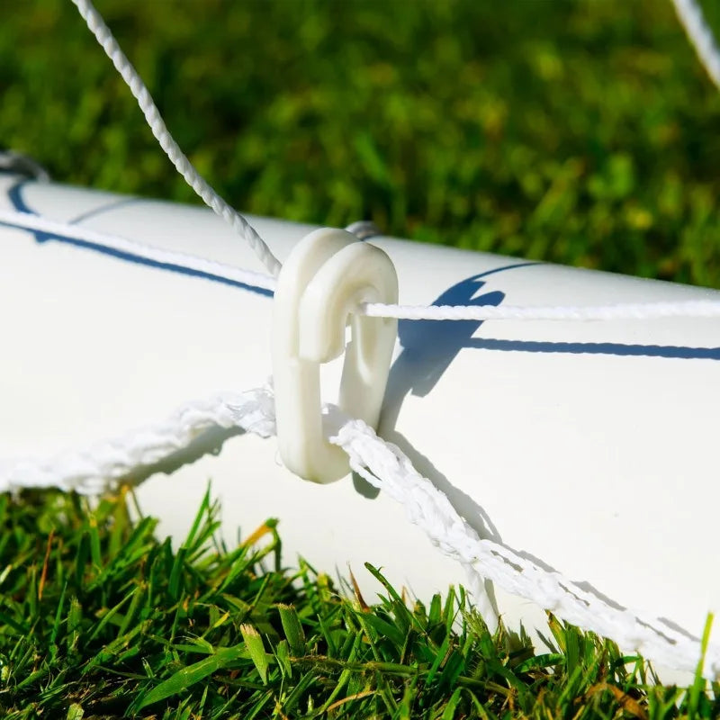 Soccer Goal [10ft x 6.5ft] | Unbreakable Weatherproof, Includes Optional Soccer Ball,