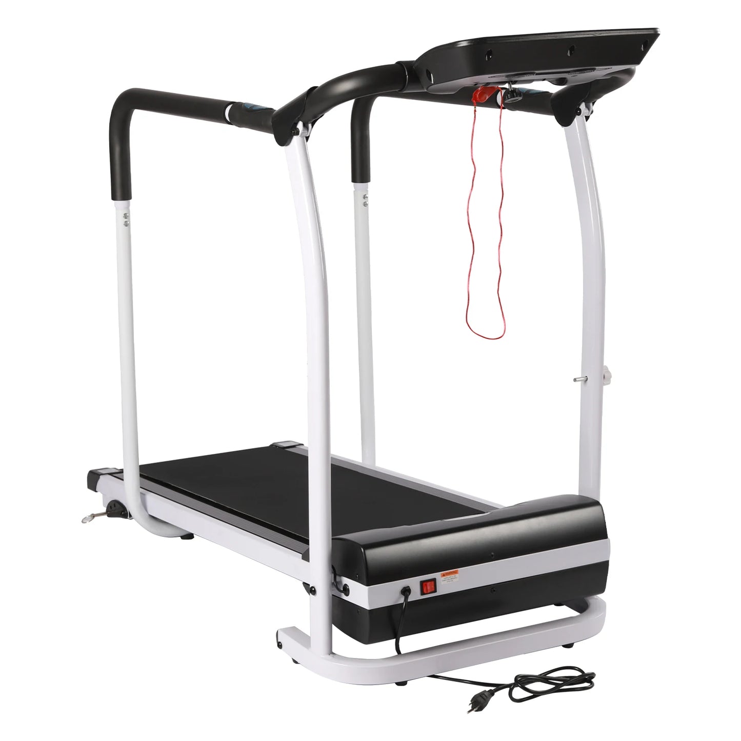 Home Treadmill, Adjustable Slopes, Anti-Slip Running Belt, 220lbs Capacity.
