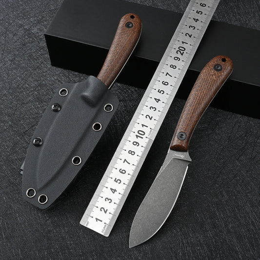 DC53 Steel Camping Fixed Blade Outdoor Survival Knife Hunting Tactical Self Defense