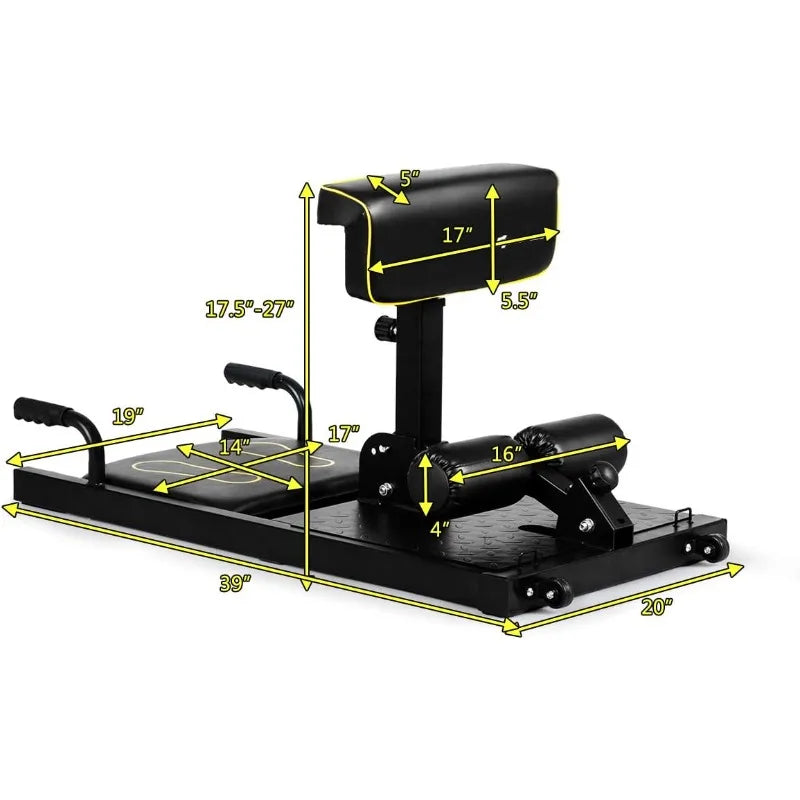 Deep Squat Machine, 8-in-1Core Workout Training Sit Up & Push Up Leg Exerciser.