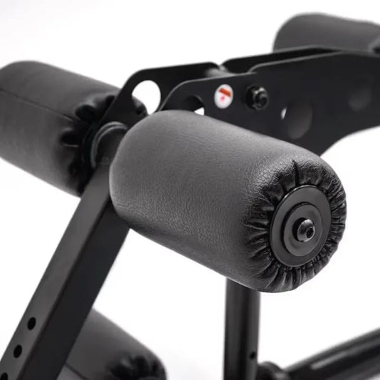 Leg Curl Extension Bench Attachment- Heavy Duty Leg Extension with Built-in Weight Horn