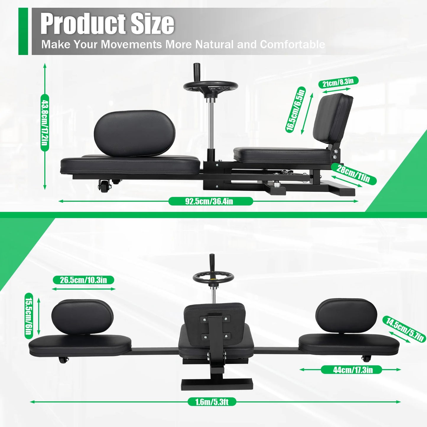 Leg Back Stretcher Splits Stretching With Joint Protection Pads Capacity 100kg