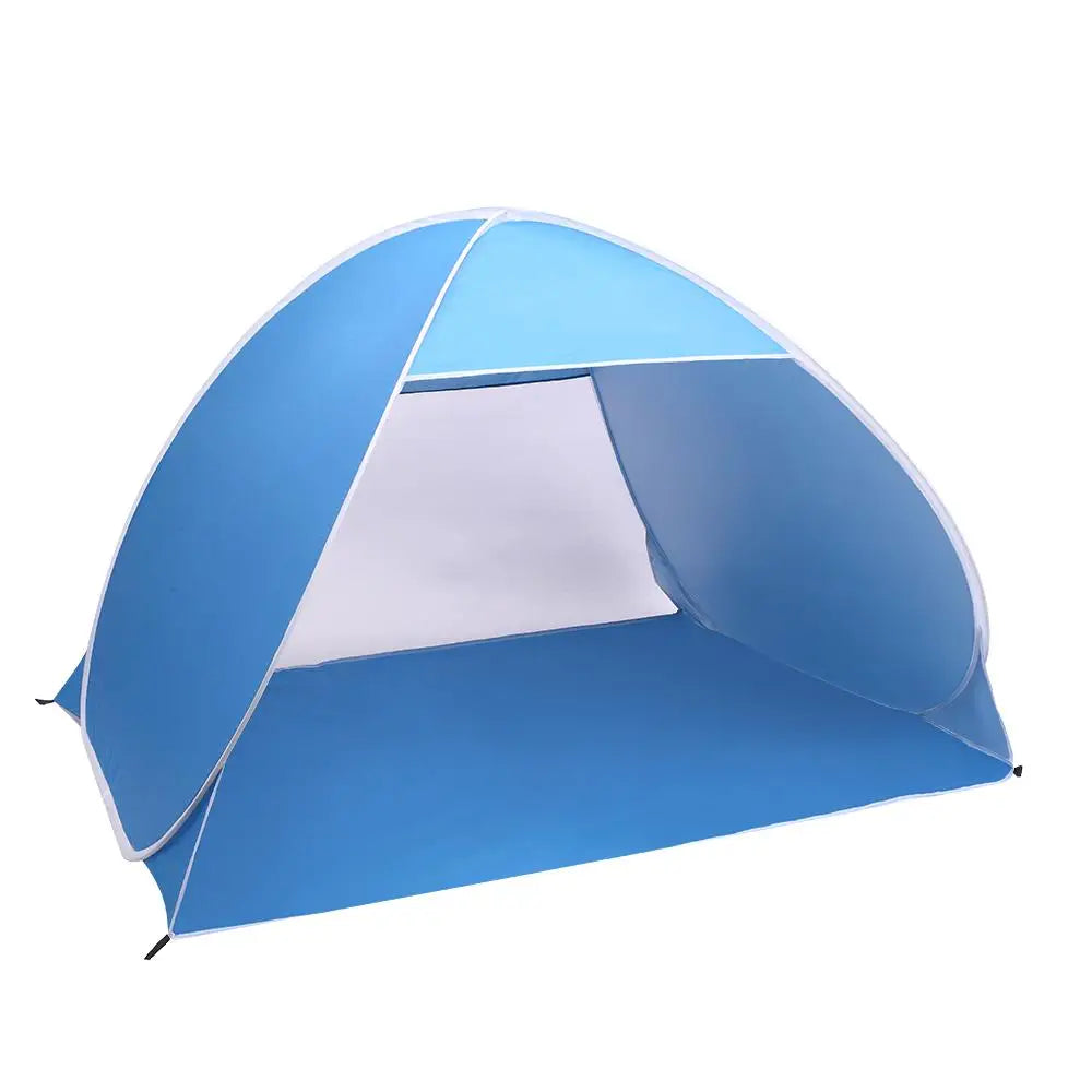 Pop-Up Beach Tent for 2-3 People Portable Blue
