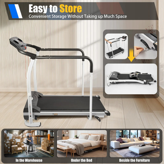Treadmill Walking Running Machine Fitness Low Speed for Elderly Home Electric Rehabilitation