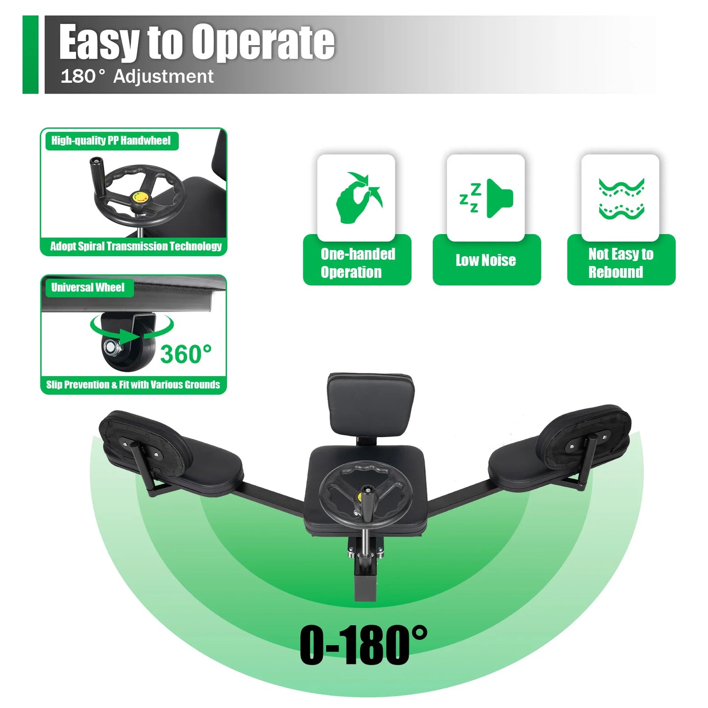 Leg Back Stretcher Splits Stretching With Joint Protection Pads Capacity 100kg