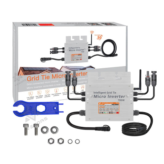 700W Portable Solar Grid Tie Smart Micro Inverter