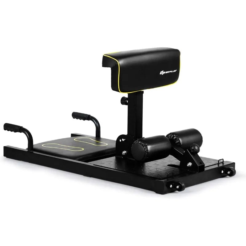 Deep Squat Machine, 8-in-1Core Workout Training Sit Up & Push Up Leg Exerciser.