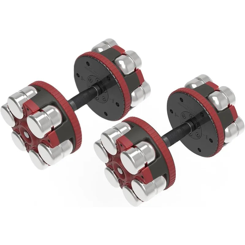 Adjustable Dumbbells 10-45 Pounds, 3 lbs increments