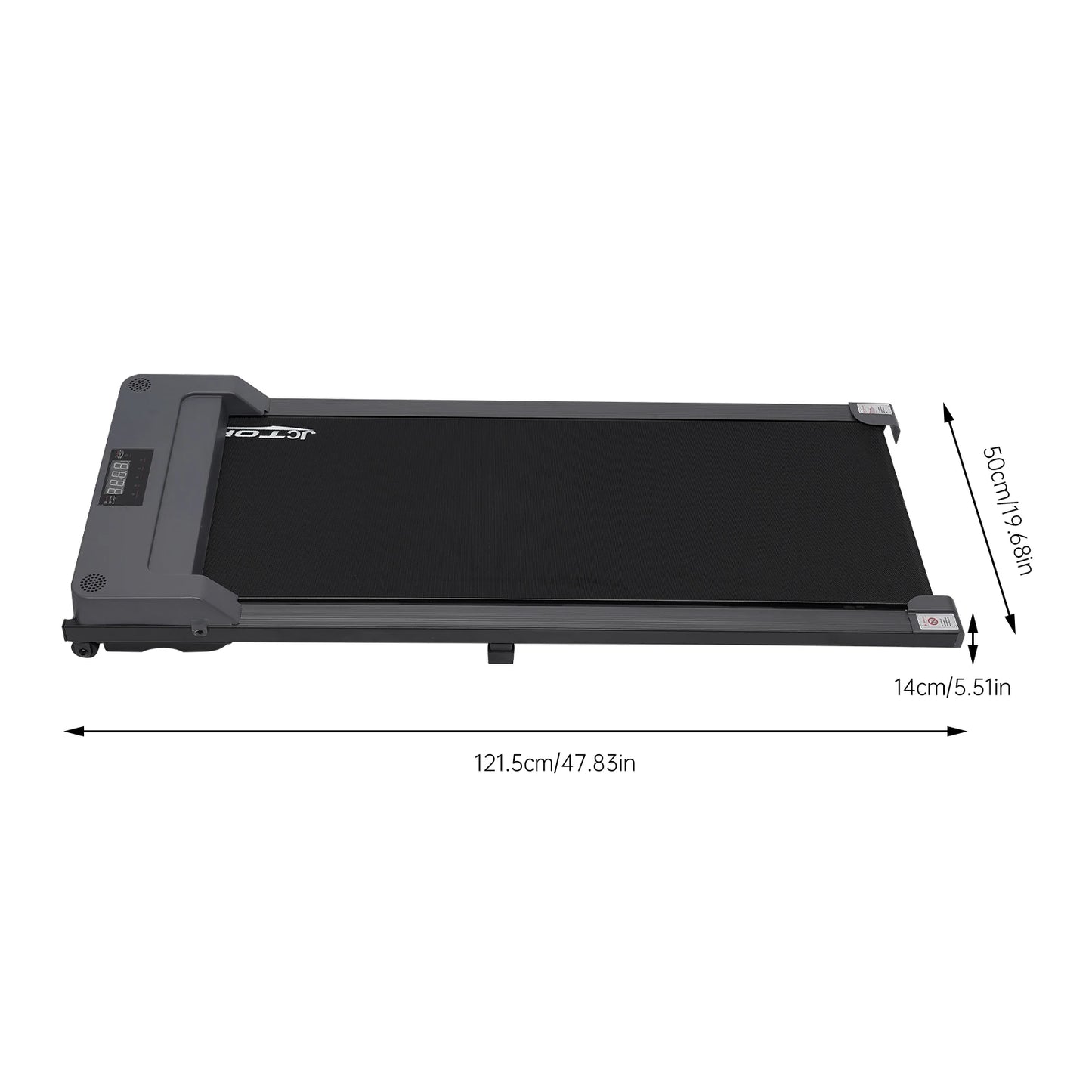 Ultra Slim Foldable Smart Fold Portable Safety Non Holder Gym and Running Device Treadmill Walking Pad